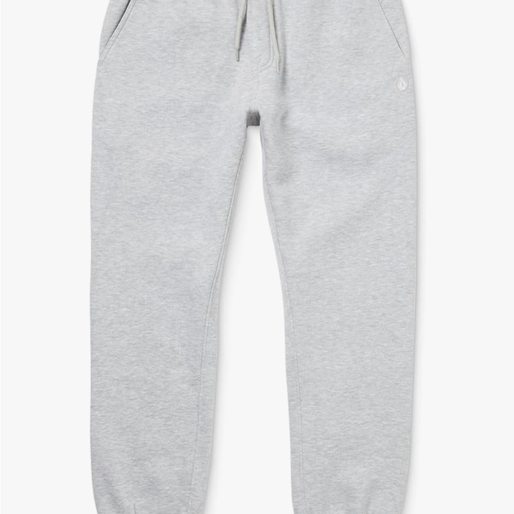 Volcom Men's Light Gray Jogger Sweatpants